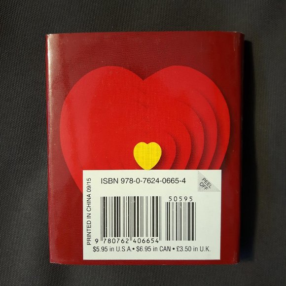 💥3/$25💥 Love: Quotations from the Heart Mini Hardcover book Judith Osbourne - Picture 2 of 2